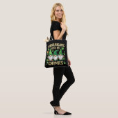 Tote Bag Gnome de la Fête de la Saint-Patrick Chanceux Trèf (Sur le modèle)