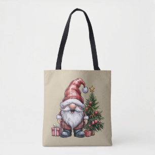 Tote Bag Gnome Noël Saison Hiver Gnomes Amant Vacances