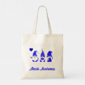 Tote Bag Gnome One combat seul Blue Ribbon Ataxia Lauréats (Dos)