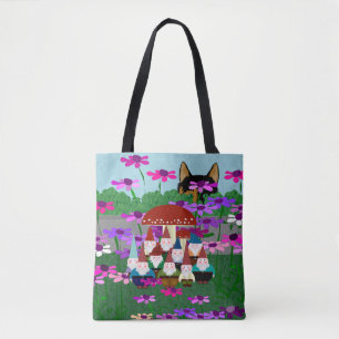 Tote Bag Gnomes Allover Fourre-tout