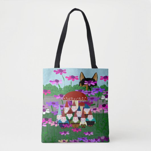 Tote Bag Gnomes Allover Fourre-tout (Devant)