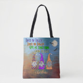Tote Bag Gnomes rustiques Go Trick or Treking (Devant)