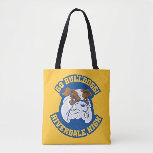 Tote Bag Go Bulldogs - Riverdale High (Devant)