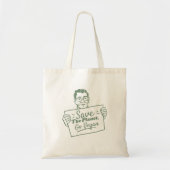 Tote Bag Go Vegan Ecology (Devant)