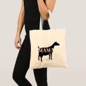 Tote Bag Goat Mama- Nigerian Dwarf (Devant (produit))