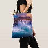 Tote Bag Godafoss, chutes d'Islande (De près)