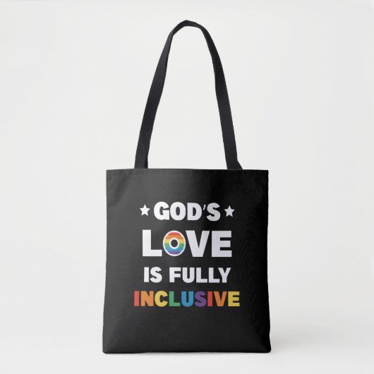Tote Bag God's Love Is (Devant)