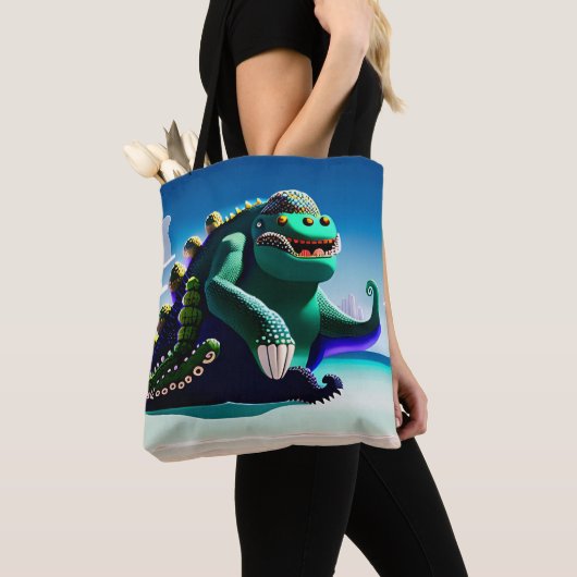 Tote Bag Godzilla (De près)