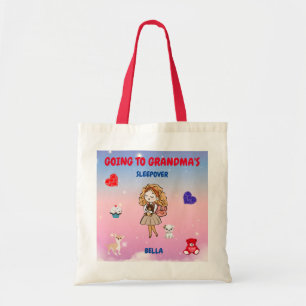 Tote Bag Going to Grandma's girls fun