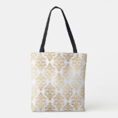 Tote Bag Gold Damask Elegant (Dos)