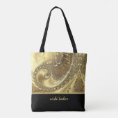 Tote Bag Gold et Black Art Déco (Dos)