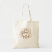 Tote Bag Gold Laurels D20 Dice (Devant)