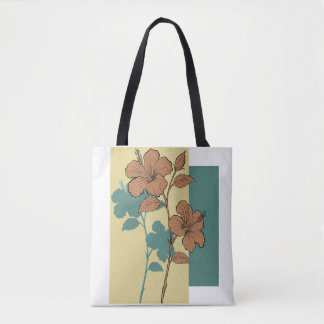 Tote Bag Golden bloom shadow