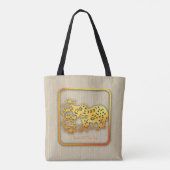 Tote Bag Golden Chinese Paper-cut Ox Année 2021 AoTB (Dos)