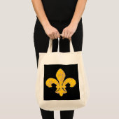 Tote Bag Golden Distants Fleur De Lis (Devant (produit))