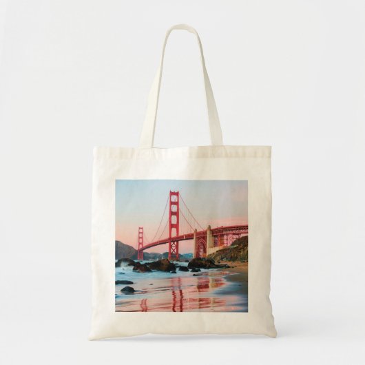 Tote Bag Golden gate bridge throw pillow (Devant)