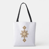 Tote Bag Golden Geometric Harmony (Dos)