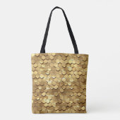 Tote Bag Golden Honeycomb 3D Render Texture (Dos)