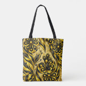 Tote Bag Golden Orbit Bloom (Dos)