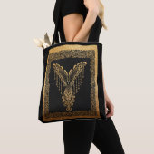 Tote Bag Golden Phoenix Elégance (De près)