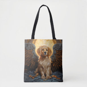 Tote Bag Golden Retriever chiot Angel