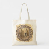 Tote Bag Golden Retriever Orné (Dos)