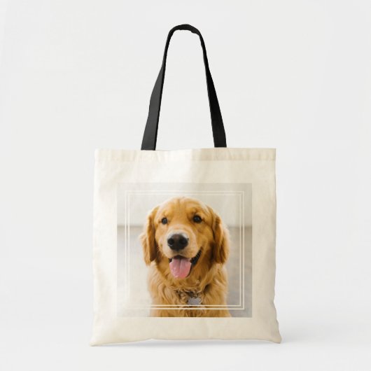 Tote Bag Golden Retriever souriant (Devant)