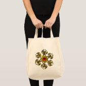 TOTE BAG GOLDEN ROSE RUBY (Devant (produit))
