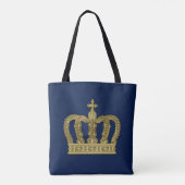 Tote Bag Golden Royal Crown II + votre backgr. & idées (Dos)