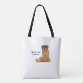 Tote Bag Golden Swagger - My Dog > Your Boy friend (Dos)