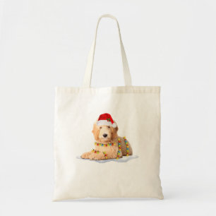 Tote Bag Goldendoodle Chien Arbre Chandail de Noël Xmas Pet