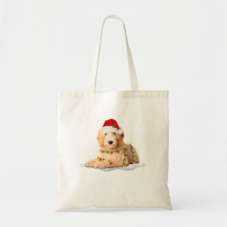 Tote Bag Goldendoodle Chien Arbre Chandail de Noël Xmas Pet