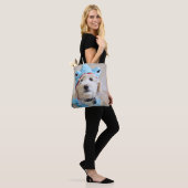 Tote Bag Goldendoodle En Costume De Requin (Sur le modèle)
