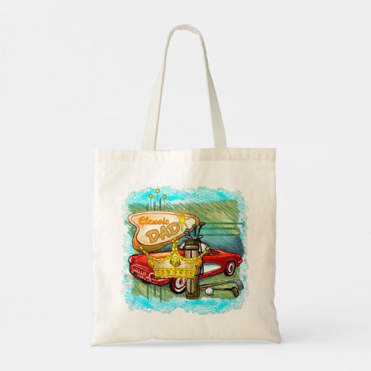 Tote Bag Golf classique papa (Dos)