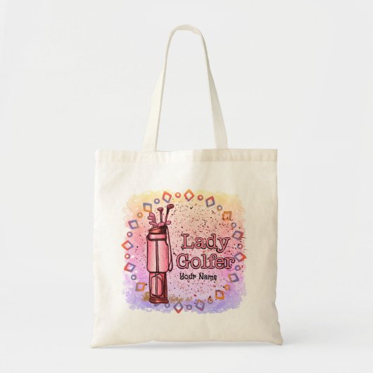 Tote Bag Golf de Lady Golfer (Devant)