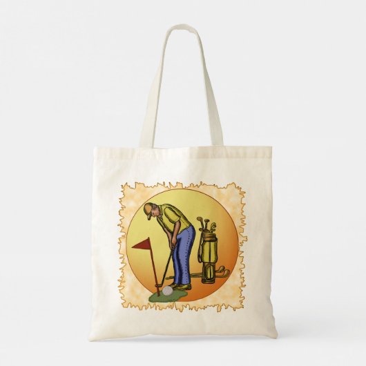 Tote Bag Golf Drapeau Papa Golf (Dos)