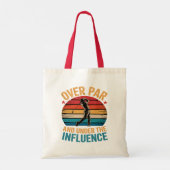Tote Bag Golf drôle buvant (Dos)
