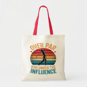 Tote Bag Golf drôle buvant (Devant)