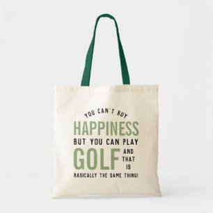 Tote Bag Golf est le bonheur Funny Golf Lover cadeaux