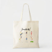 Tote Bag Golf Femme golfeuse (Devant)