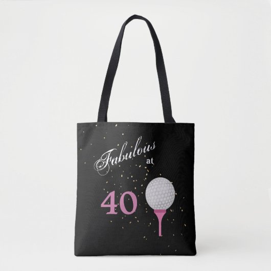 Tote Bag Golf quarante fabuleux (Devant)