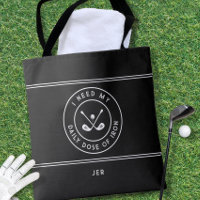 Golfer Golf Iron Humour Funny moderne noir blanc