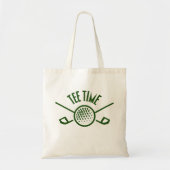 Tote Bag Golfers Tee Time (Devant)