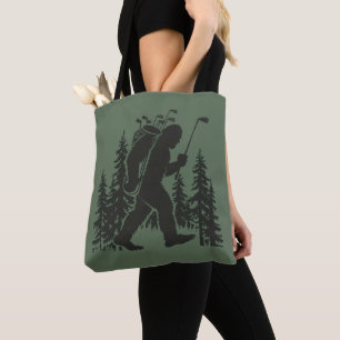Tote Bag Golfeur Bigfoot Arbre Drôle Sasquatch Golf Golf