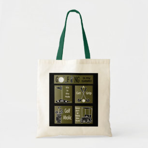 Tote Bag Golfeur humoristique