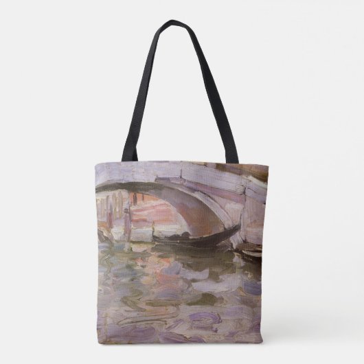 Tote Bag Gondolas de John Singer Sargent, Impressionnisme A (Dos)