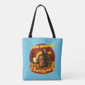 Tote Bag Good Morning Sunshine Funny Bigfoot Café (Dos)