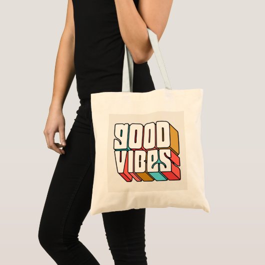 Tote Bag Good Vibes (Devant (produit))
