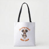 Tote Bag Good Vibes & Café - Artwor numérique de marionnett (Devant)