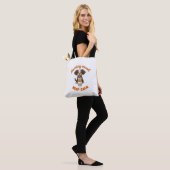 Tote Bag Good Vibes & Café - Artwor numérique de marionnett (Sur le modèle)